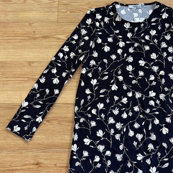 NWT Mango Buttoned Shoulder Dress Floral Sz 6 - Picture 5 of 10